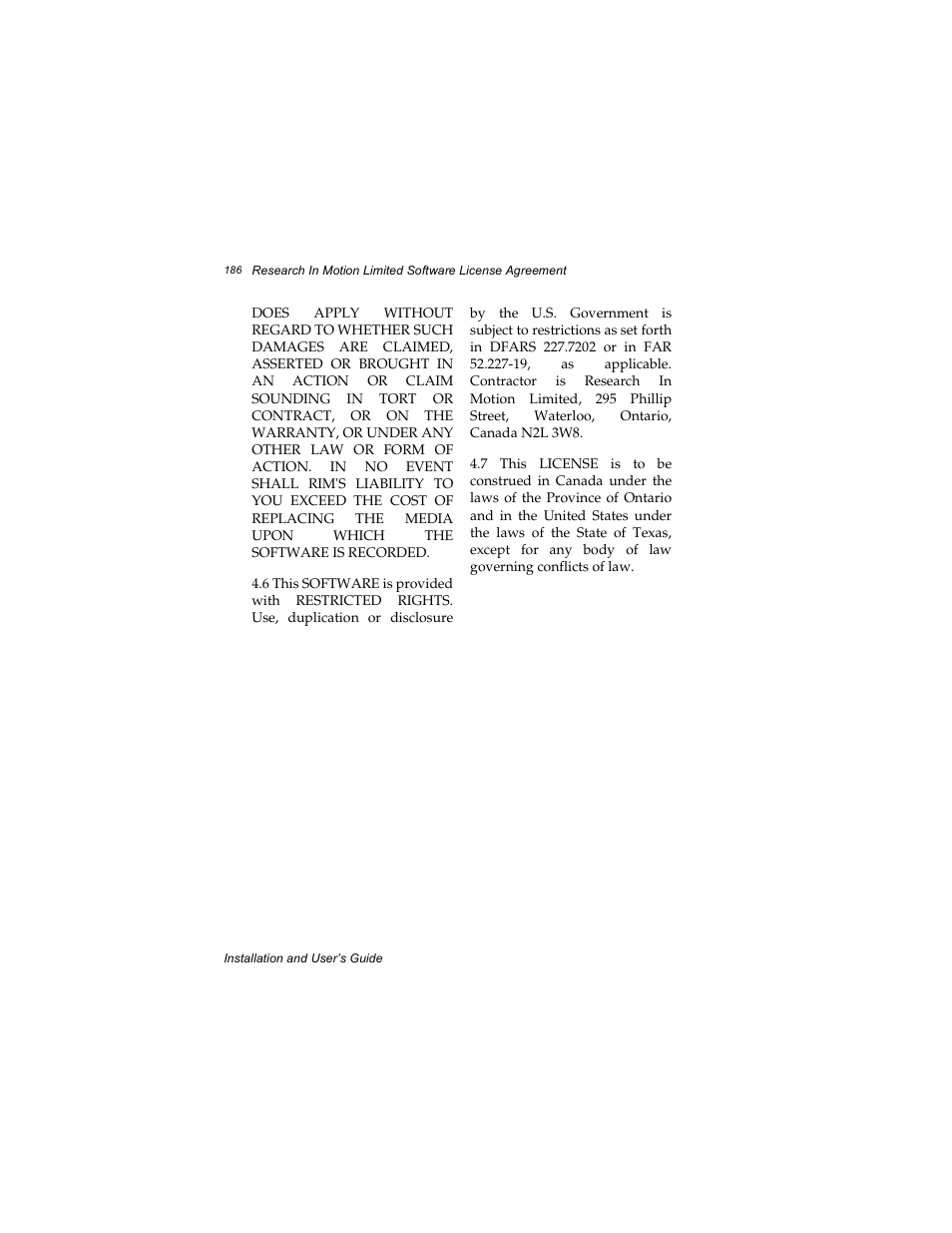Radio Shack RIM 850 User Manual | Page 186 / 204