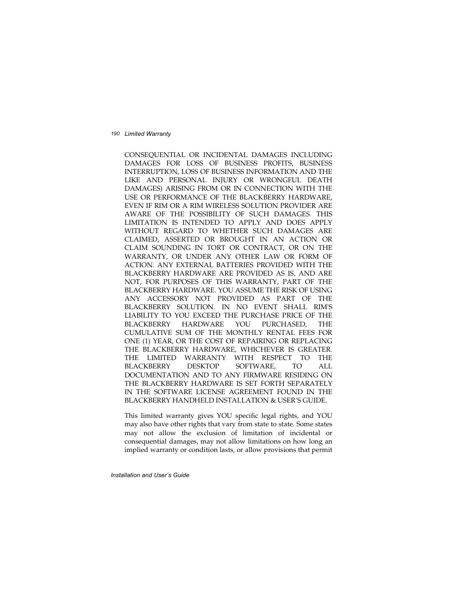 Radio Shack RIM 850 User Manual | Page 190 / 204