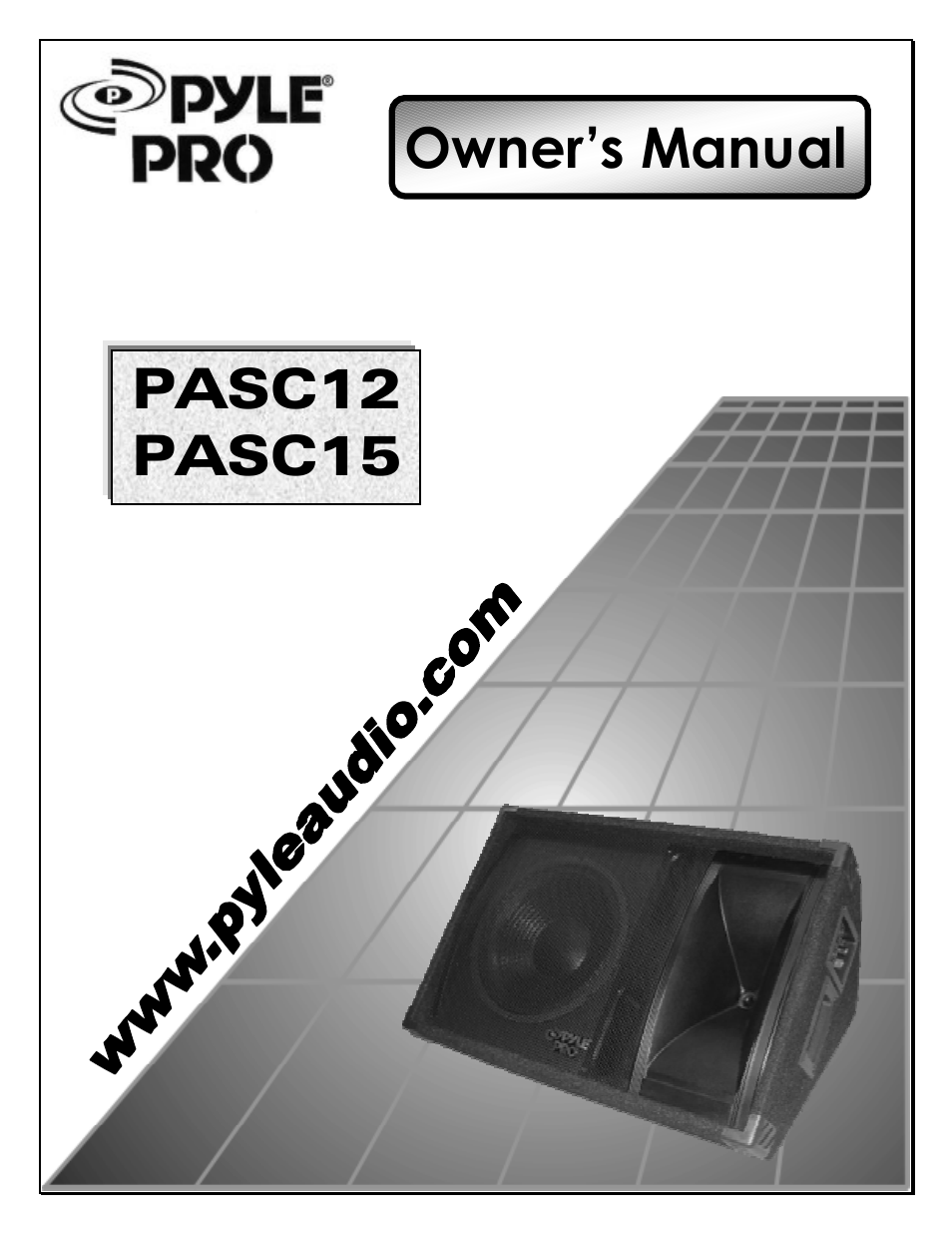 Radio Shack PASC12 User Manual | 7 pages