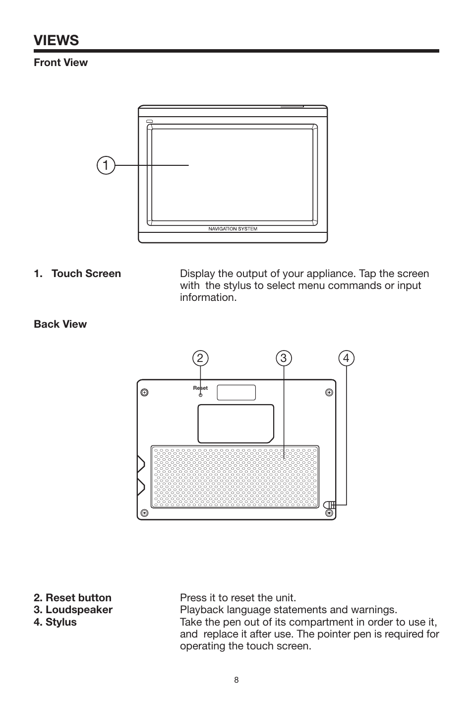 Views | Radio Shack PLNV430 User Manual | Page 8 / 12