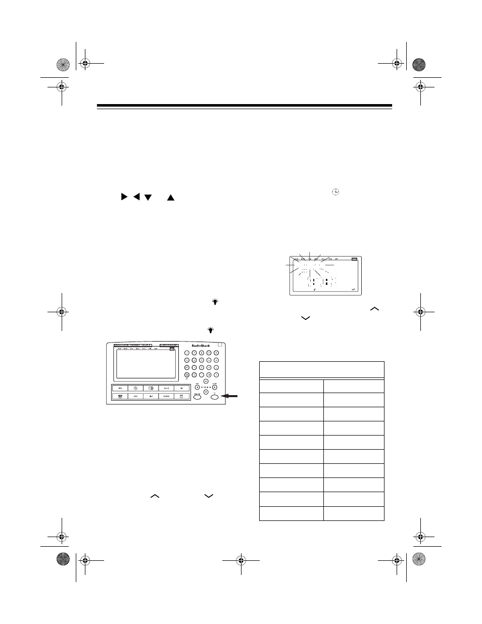 Basic operation, Using the cursor/ arrow keys, Using the backlight | Adjusting the display contrast, Setting the date and time | Radio Shack 65-790 User Manual | Page 9 / 28