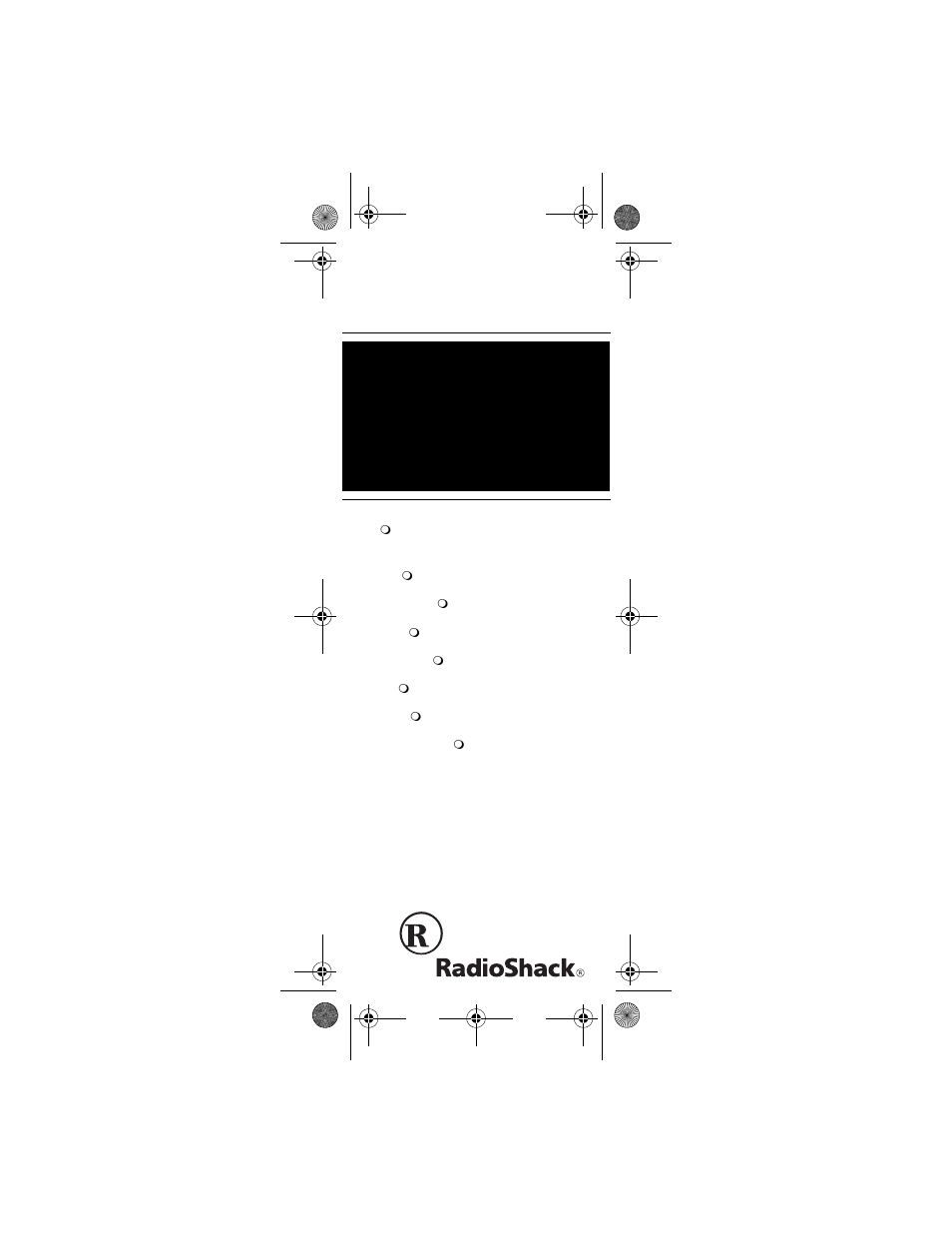 Radio Shack 21-1826/28/29 User Manual | 12 pages