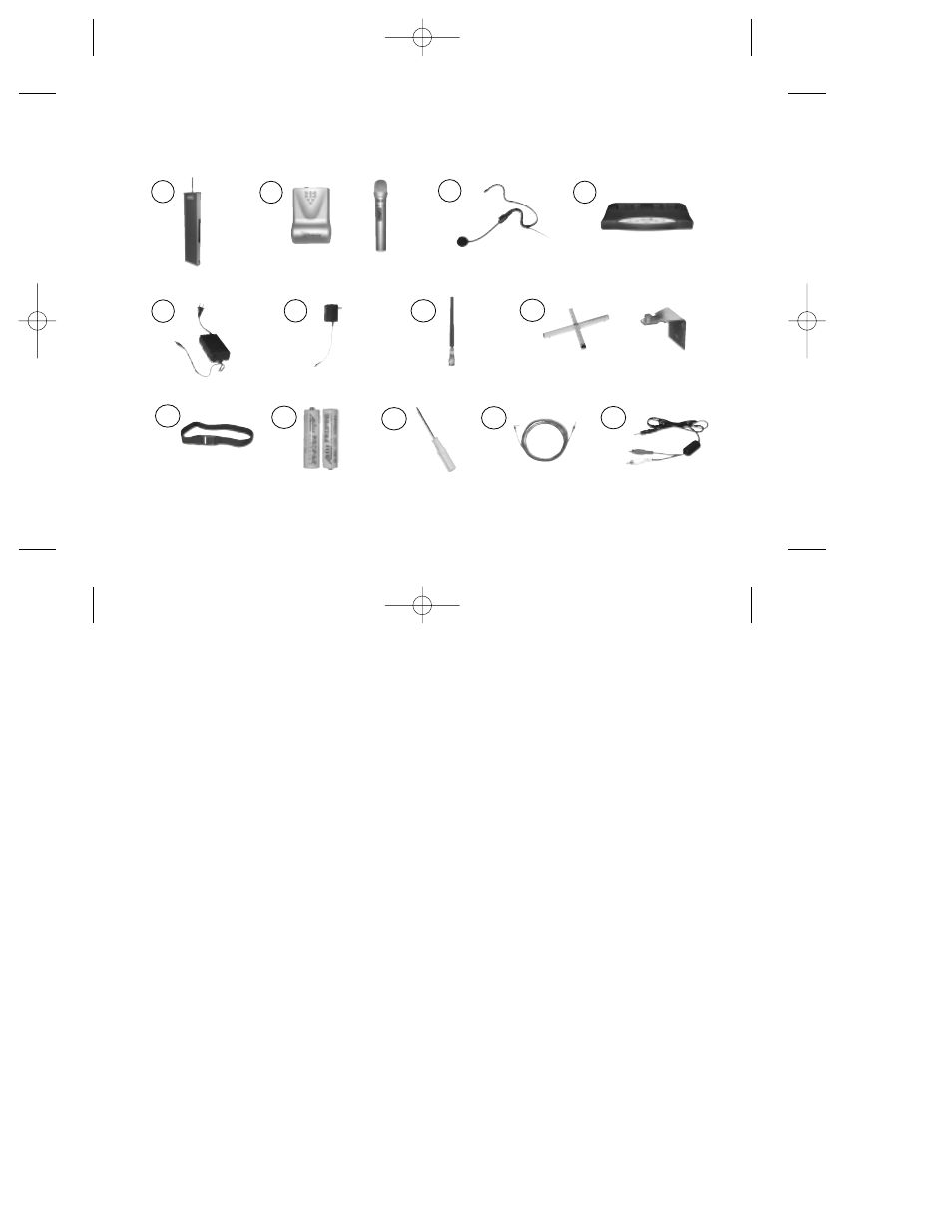 Parts and accessories included with system | Radio Shack 920SR User Manual | Page 11 / 67