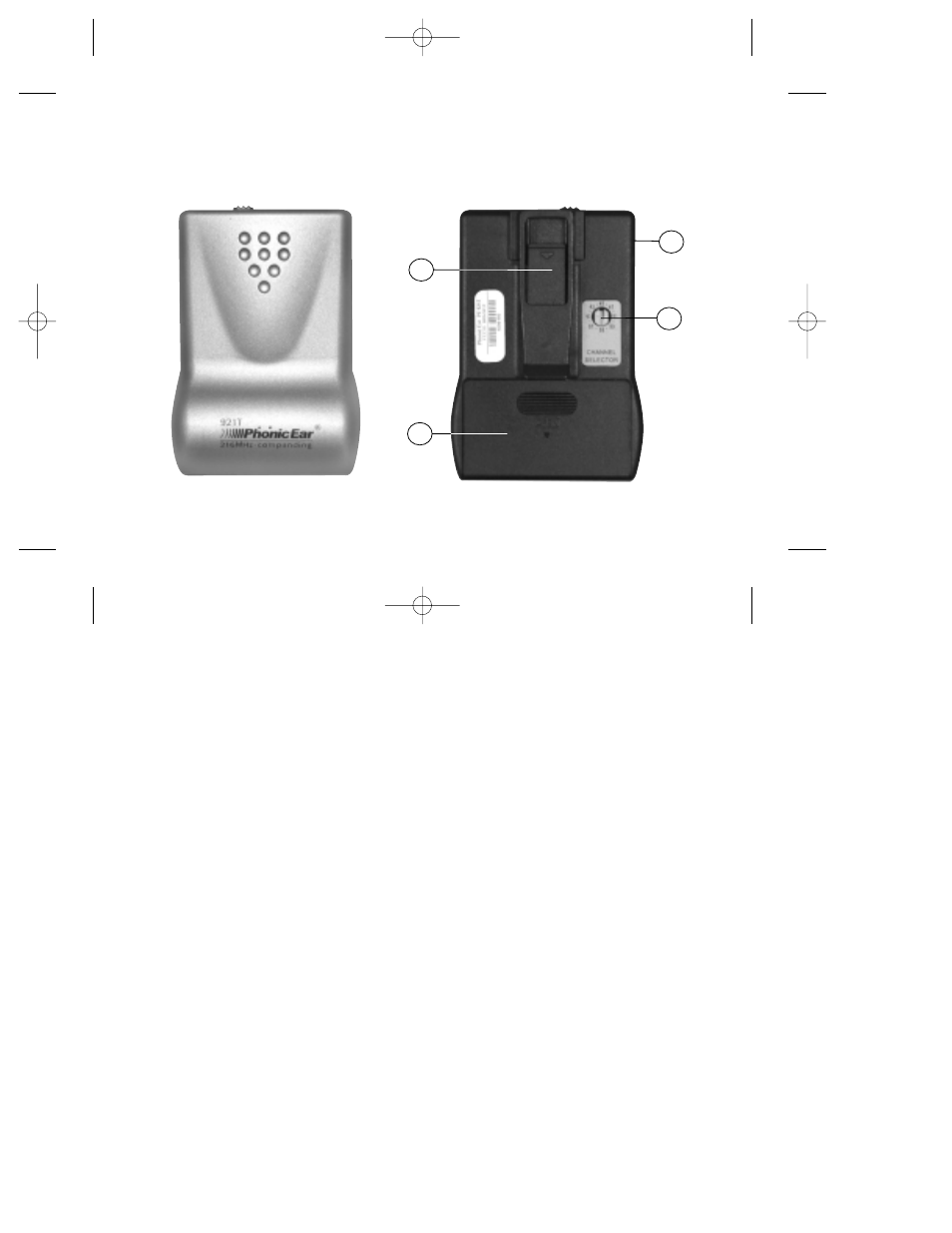 921t body-worn transmitter features | Radio Shack 920SR User Manual | Page 17 / 67