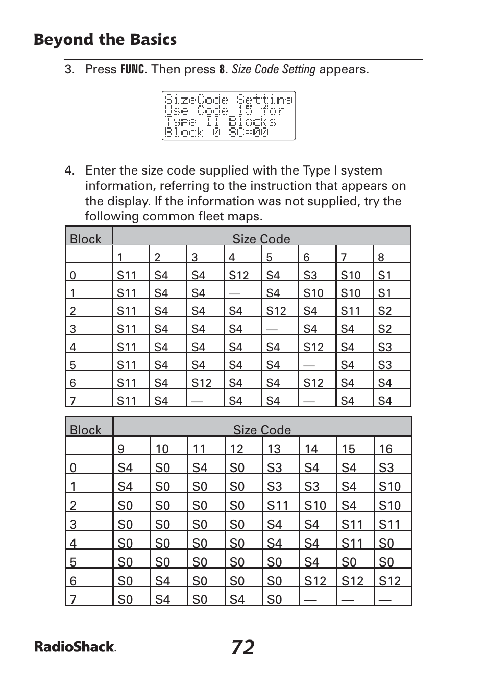 Beyond the basics | Radio Shack Pro-97 1,000 User Manual | Page 72 / 88