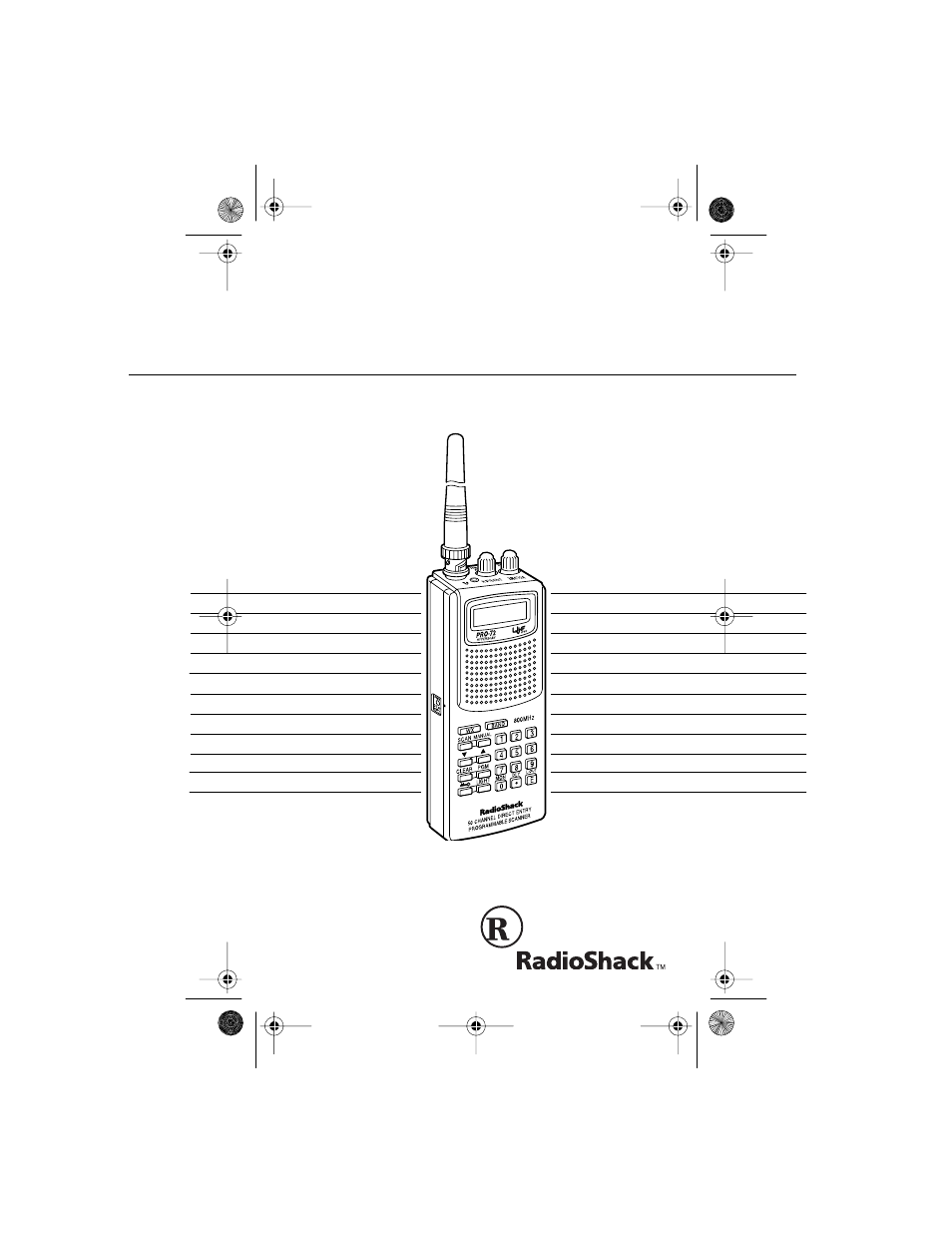 Radio Shack PRO-72 User Manual | 56 pages