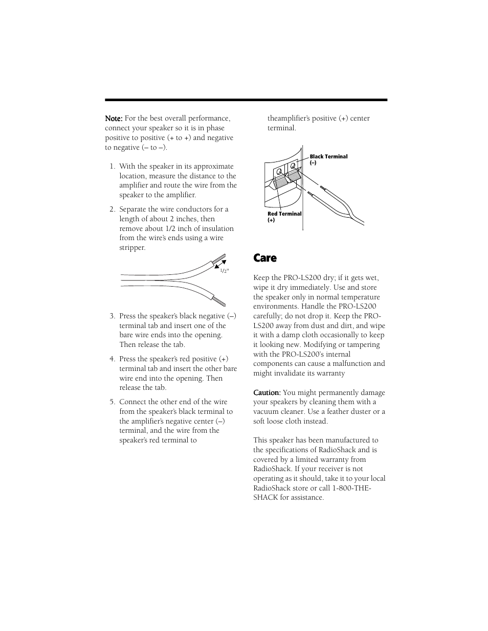 Radio Shack PRO-LS200 User Manual | Page 3 / 4