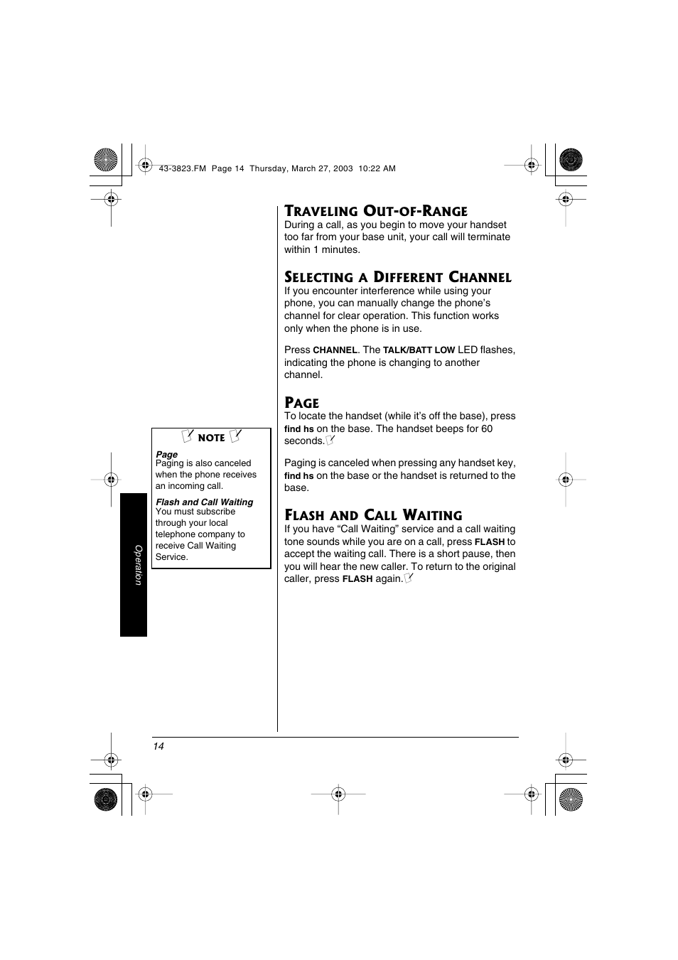 Radio Shack 43-3823 User Manual | Page 14 / 40