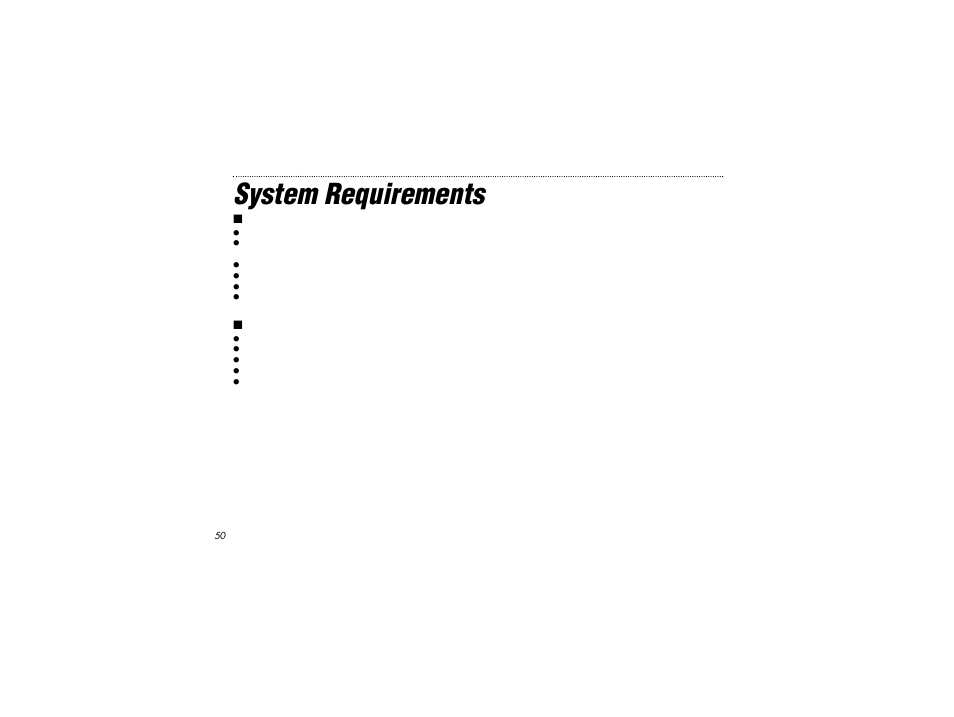 System requirements | Radio Shack FLATFOTO B-020405 User Manual | Page 50 / 52