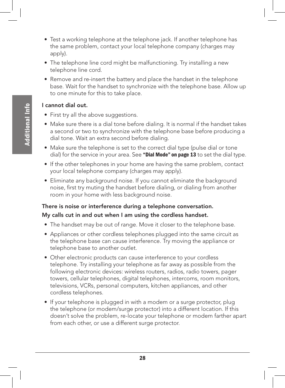 Radio Shack 43-3577 User Manual | Page 28 / 36