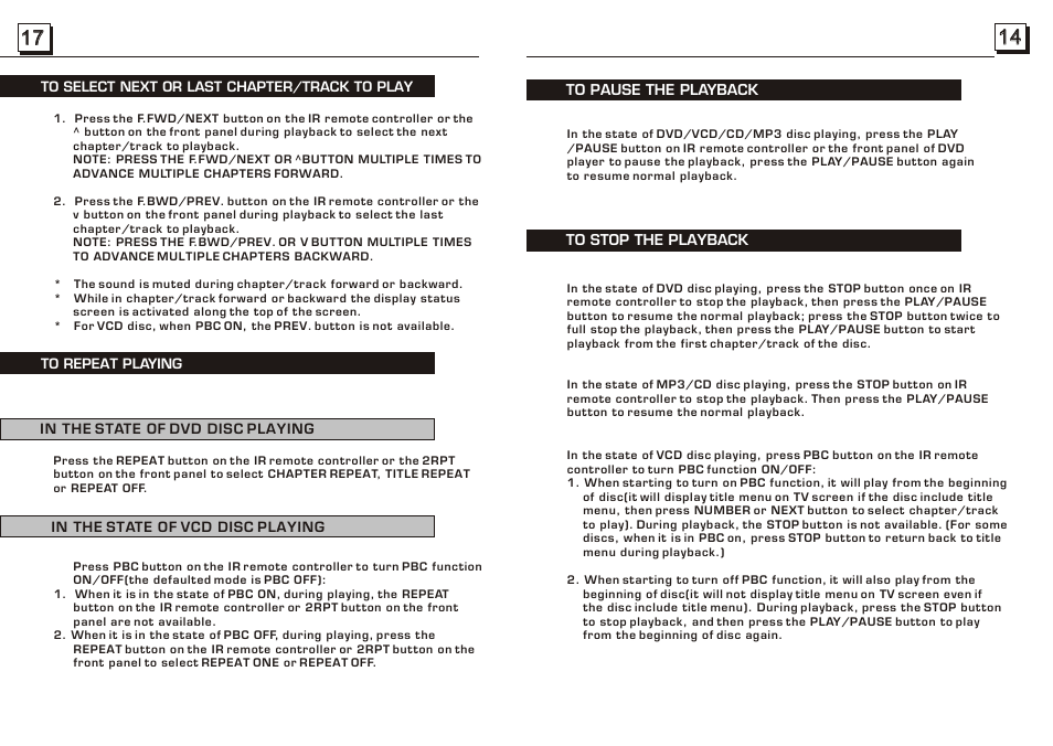 Radio Shack PLDVD188 User Manual | Page 15 / 16