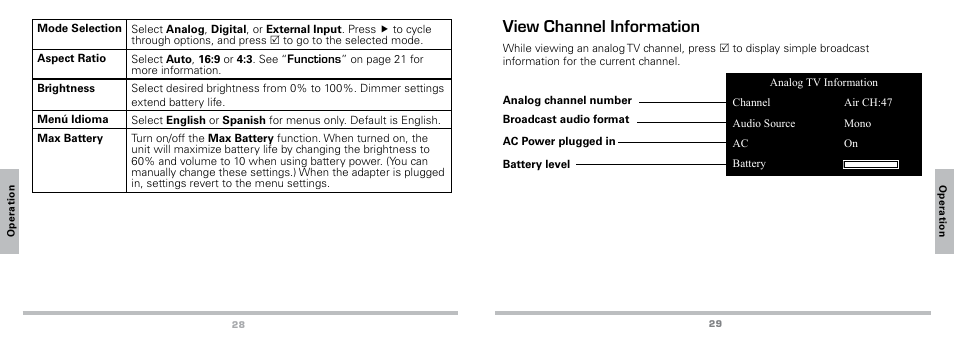 View channel information | Radio Shack Auvio 16-923 User Manual | Page 15 / 19