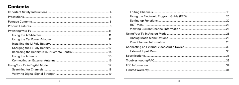 Radio Shack Auvio 16-923 User Manual | Page 2 / 19