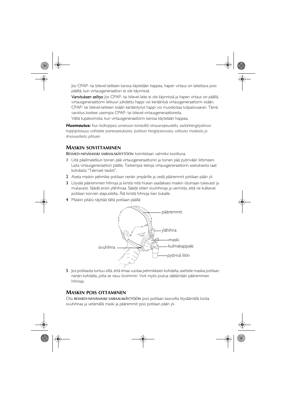 ResMed CPAP User Manual | Page 30 / 34