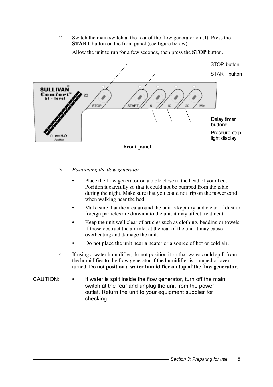 ResMed Sullivan Comfort User Manual | Page 9 / 26