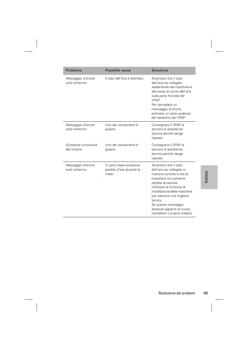 ResMed VPAP III & III ST User Manual | Page 191 / 348