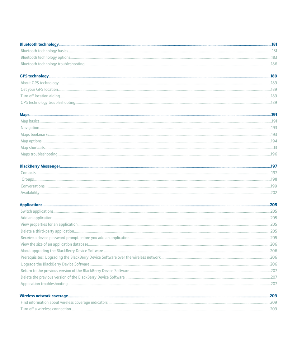 Blackberry 9000 User Manual | Page 7 / 275