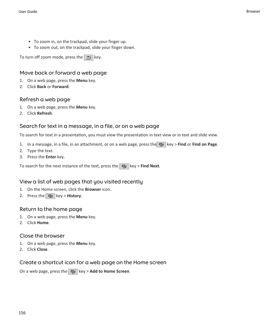 Blackberry PEARL 9105 User Manual | Page 158 / 325