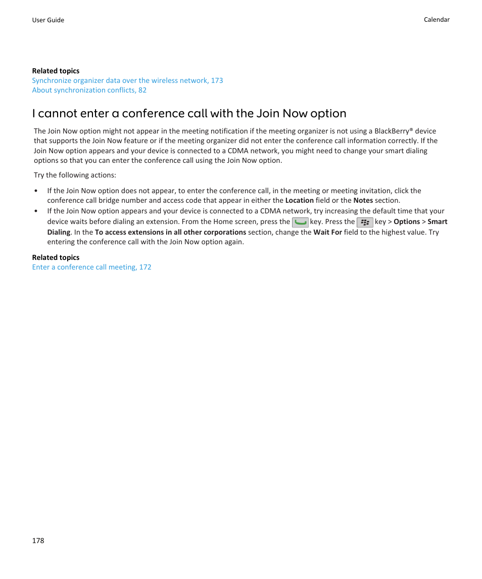 Blackberry PEARL 9105 User Manual | Page 180 / 325