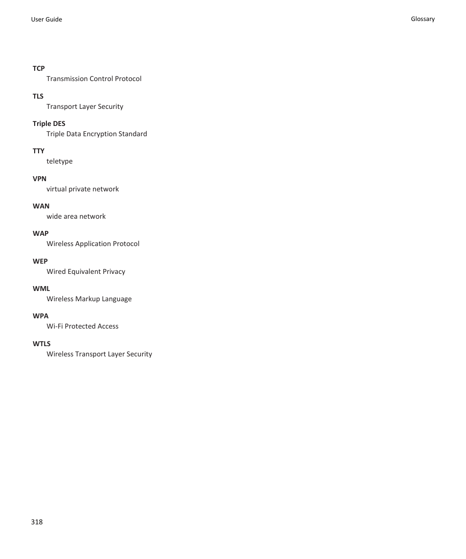 Blackberry PEARL 9105 User Manual | Page 320 / 325