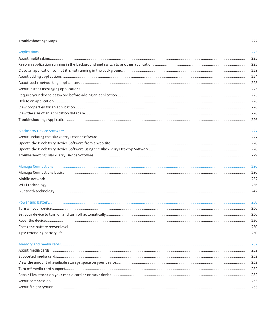 Blackberry PEARL 9105 User Manual | Page 8 / 325