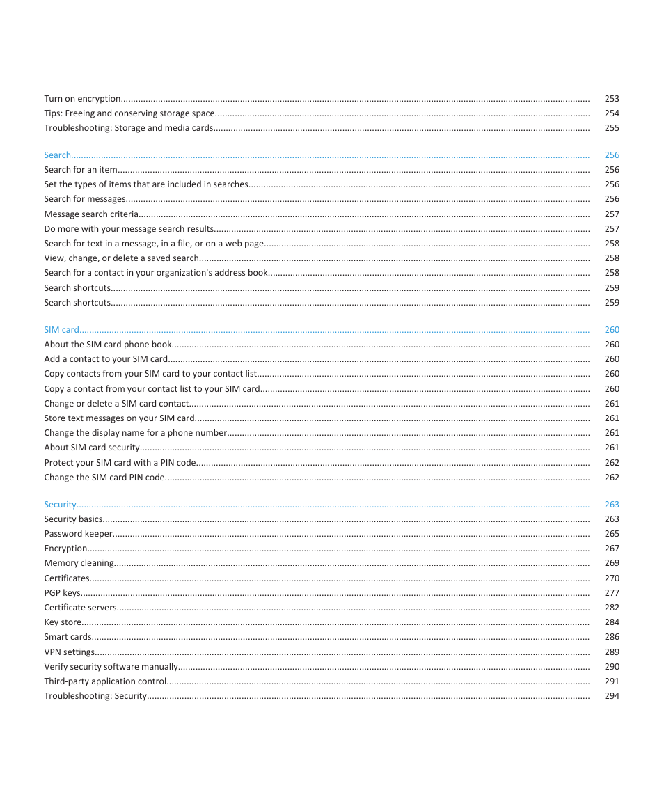 Blackberry PEARL 9105 User Manual | Page 9 / 325