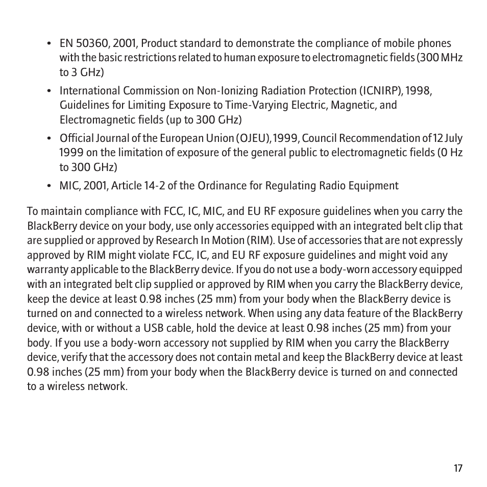 Blackberry Storm 9530 User Manual | Page 19 / 36