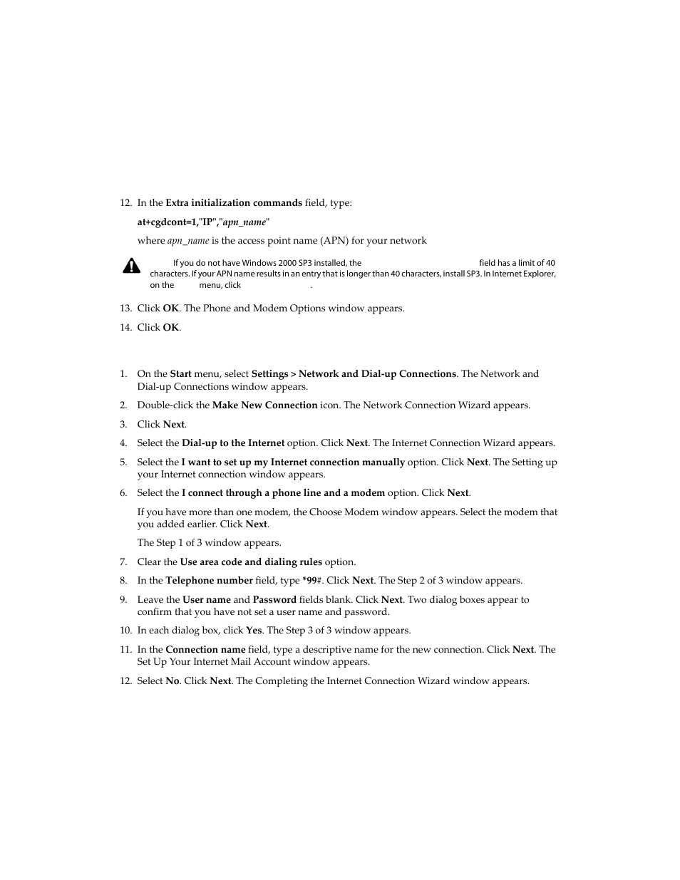 Add a connection | Blackberry 1802G User Manual | Page 17 / 28