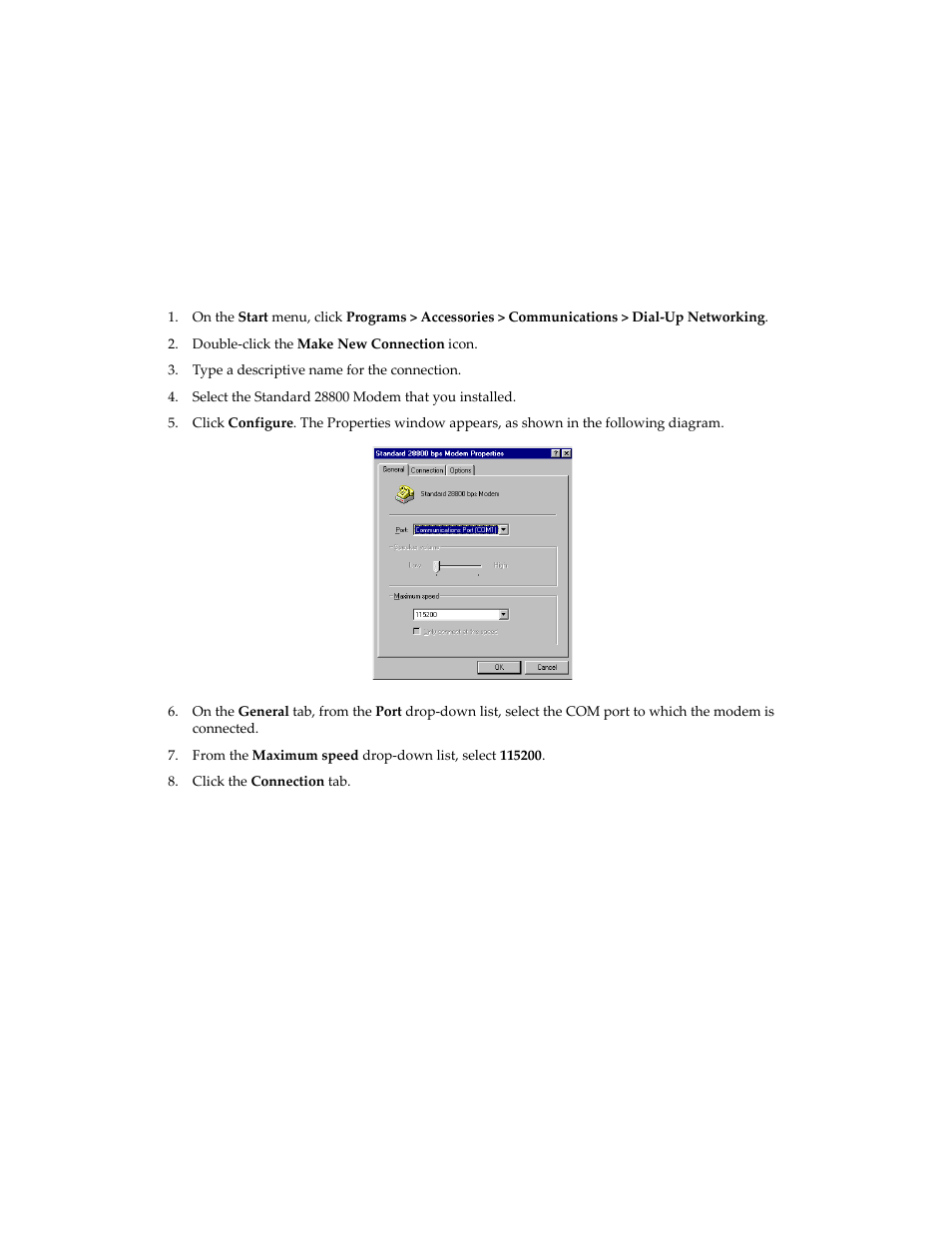 Add a connection | Blackberry 1802G User Manual | Page 23 / 28