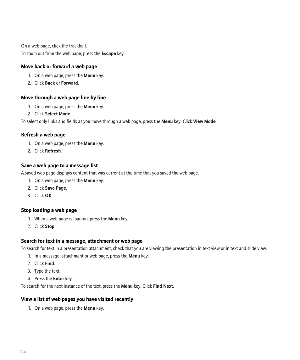 Blackberry Pearl 8100 User Manual | Page 126 / 283