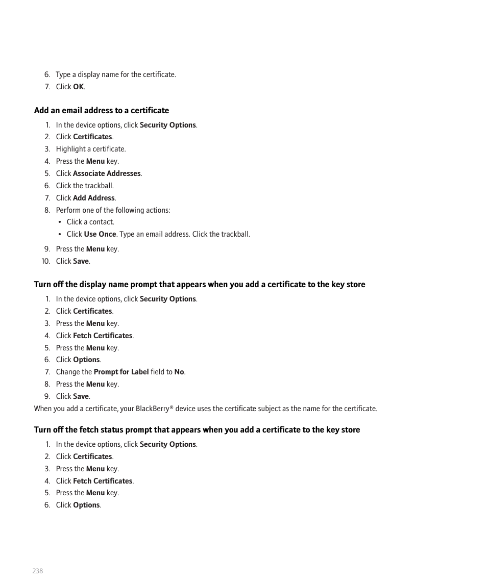 Blackberry Pearl 8100 User Manual | Page 240 / 283