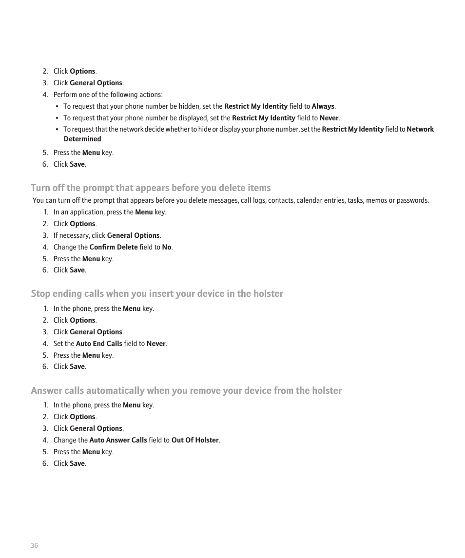 Blackberry Pearl 8100 User Manual | Page 38 / 283