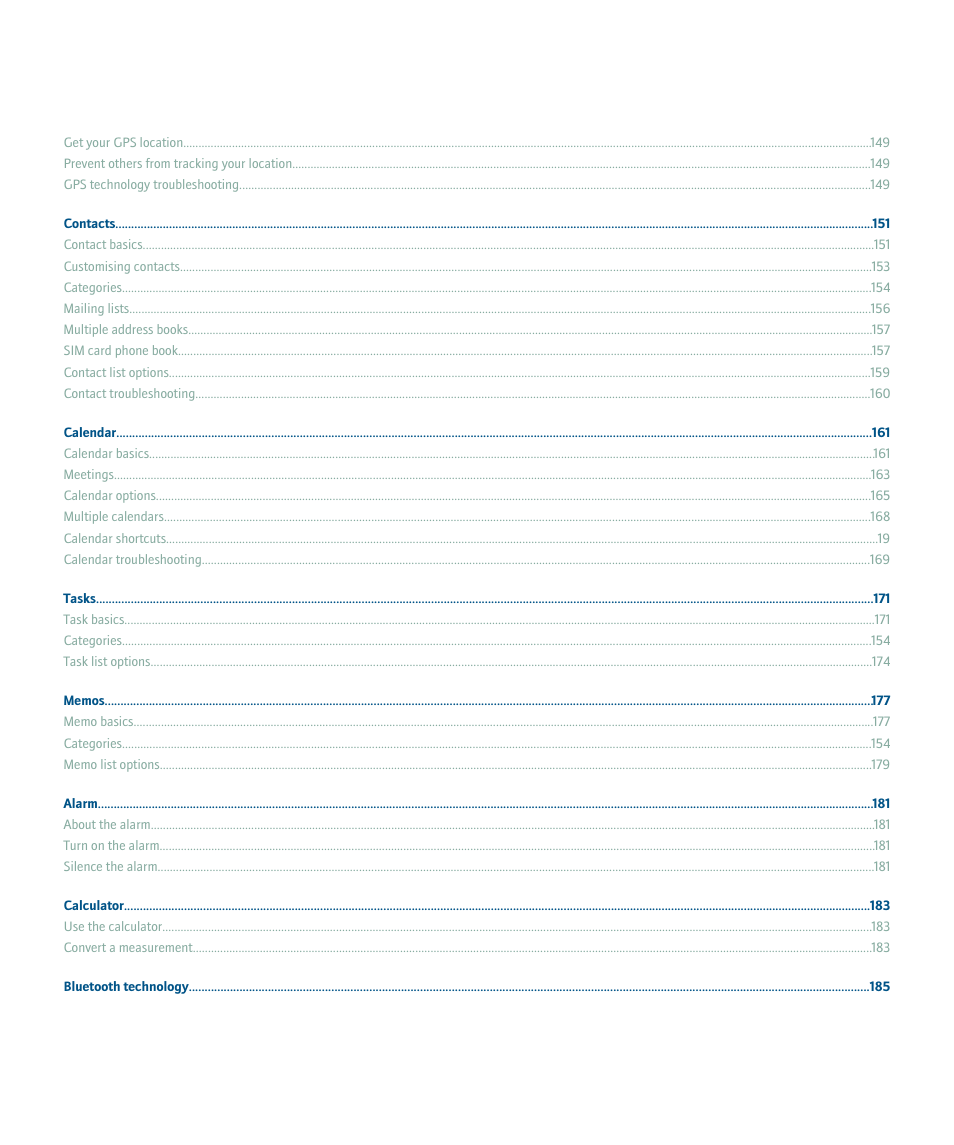 Blackberry Pearl 8100 User Manual | Page 7 / 283