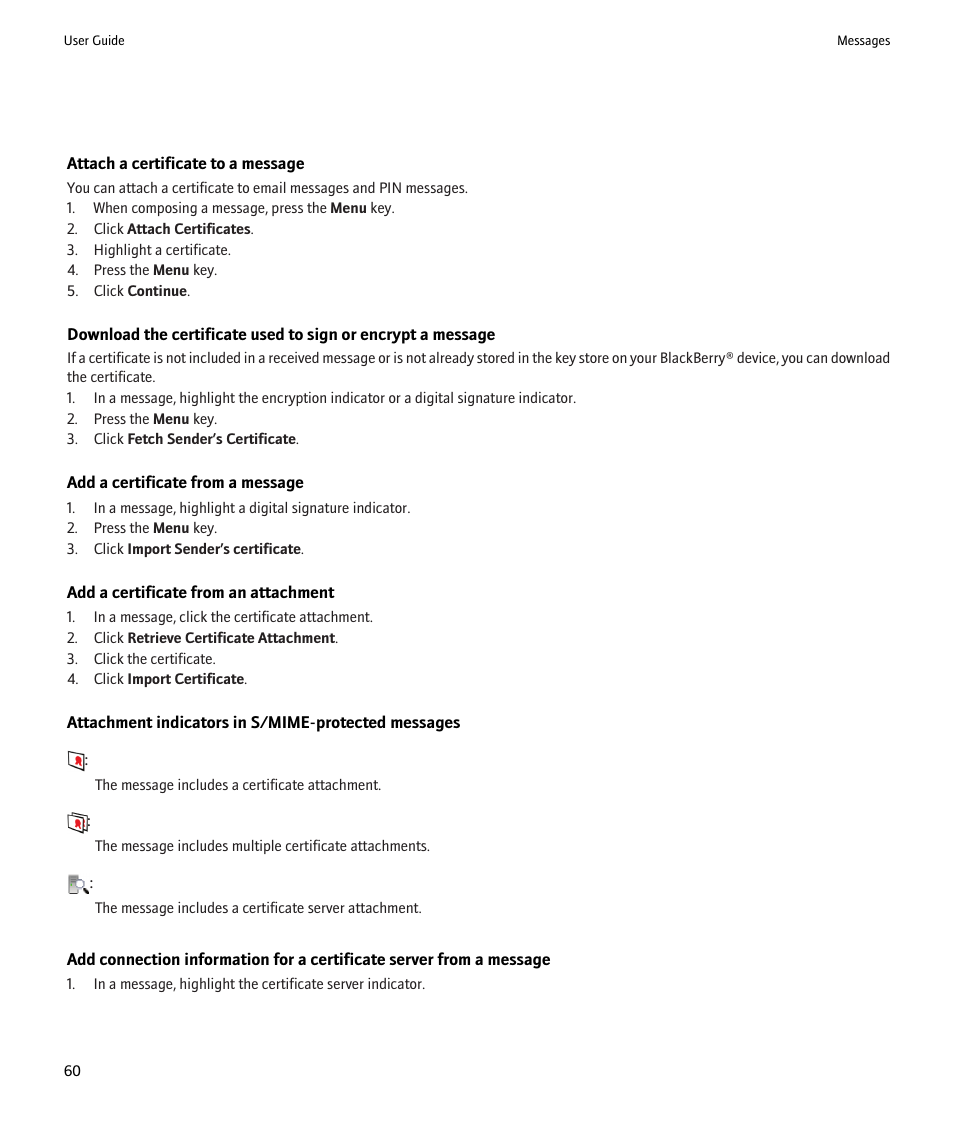 Blackberry Pearl 8220 User Manual | Page 62 / 277