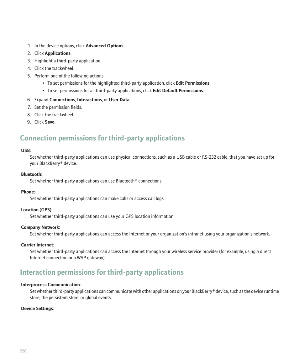 Blackberry 8707 User Manual | Page 230 / 323