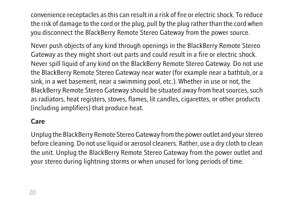 Blackberry MAT-17698-001 User Manual | Page 22 / 30