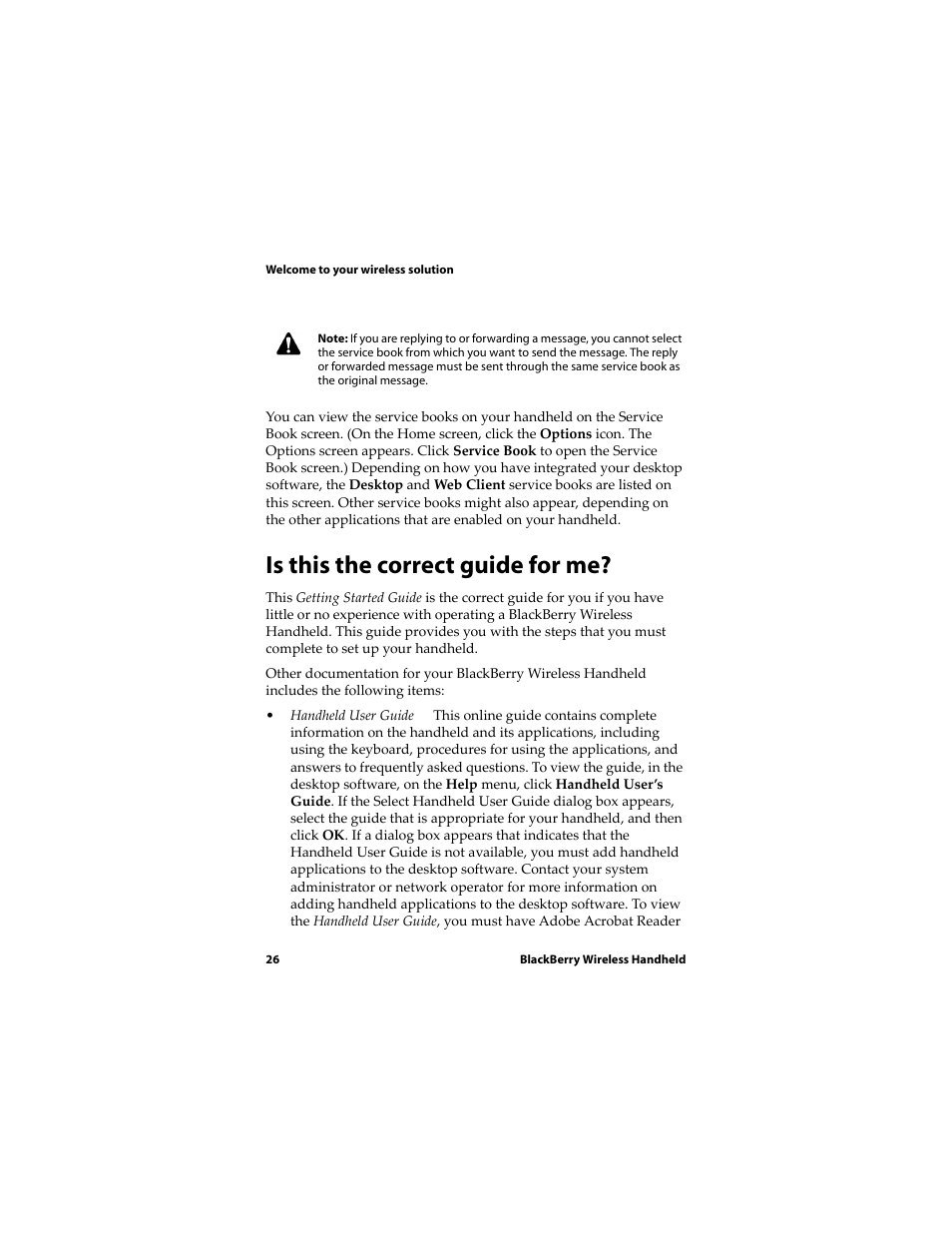Is this the correct guide for me | Blackberry RIM Wireless Handhelds 5810 User Manual | Page 26 / 76