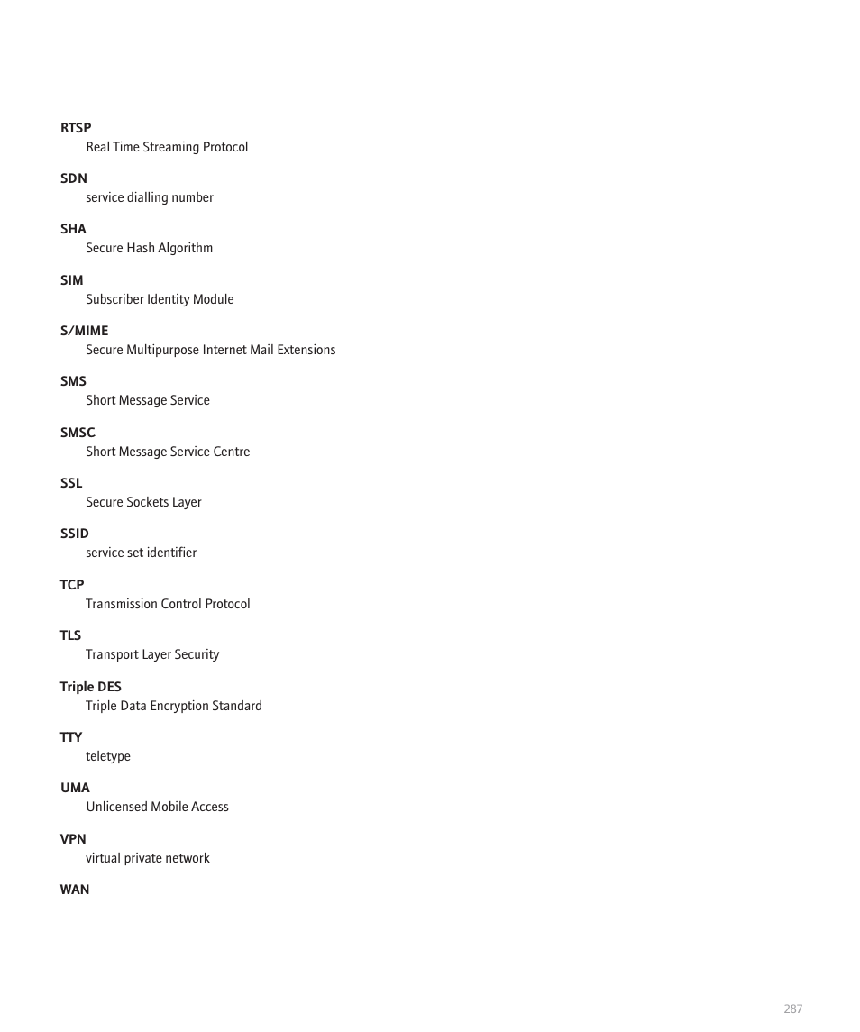 Blackberry Pearl 8120 User Manual | Page 289 / 293