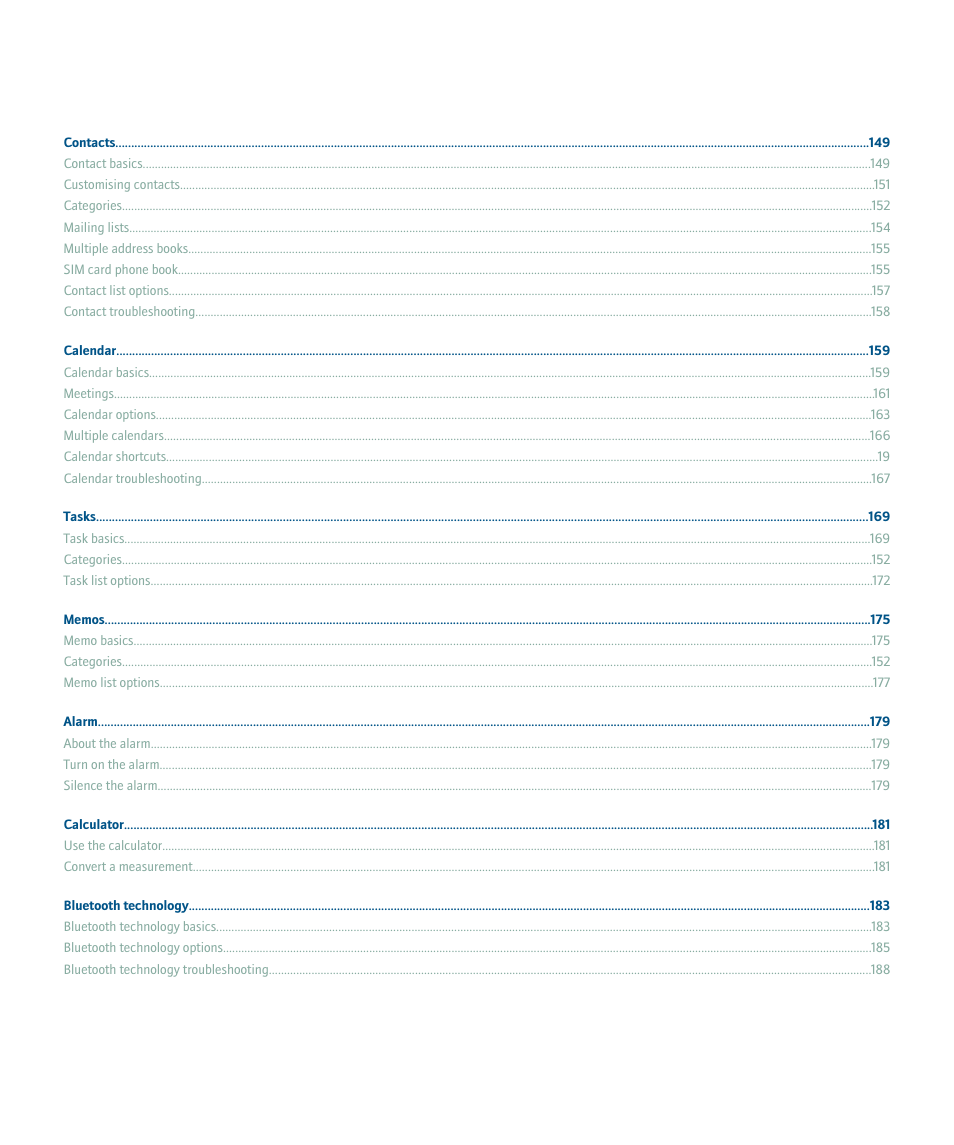 Blackberry Pearl 8120 User Manual | Page 7 / 293