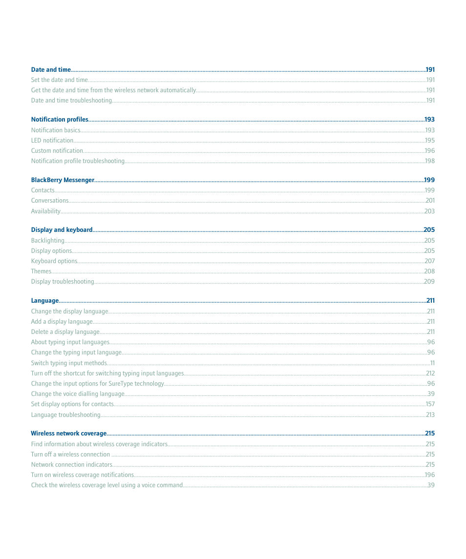 Blackberry Pearl 8120 User Manual | Page 8 / 293
