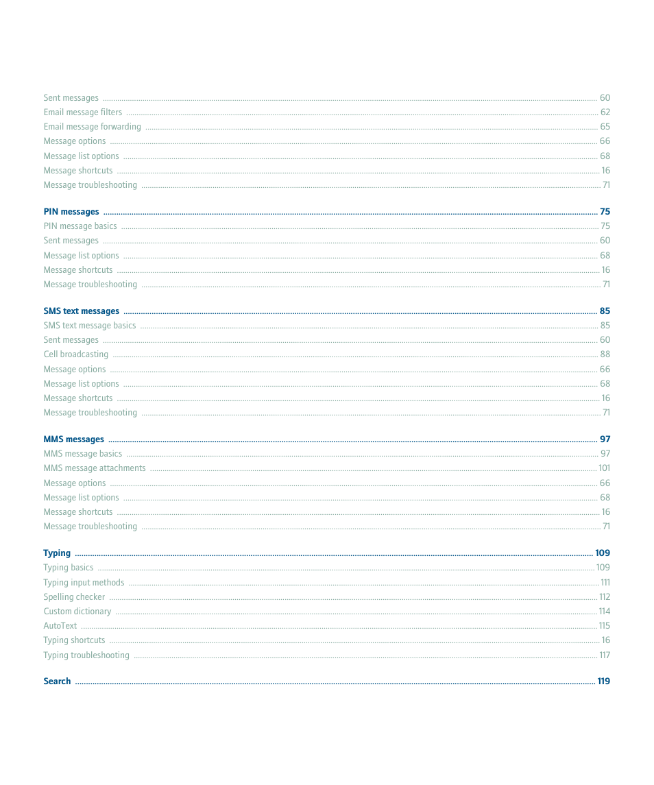 Blackberry 8120 User Manual | Page 5 / 302