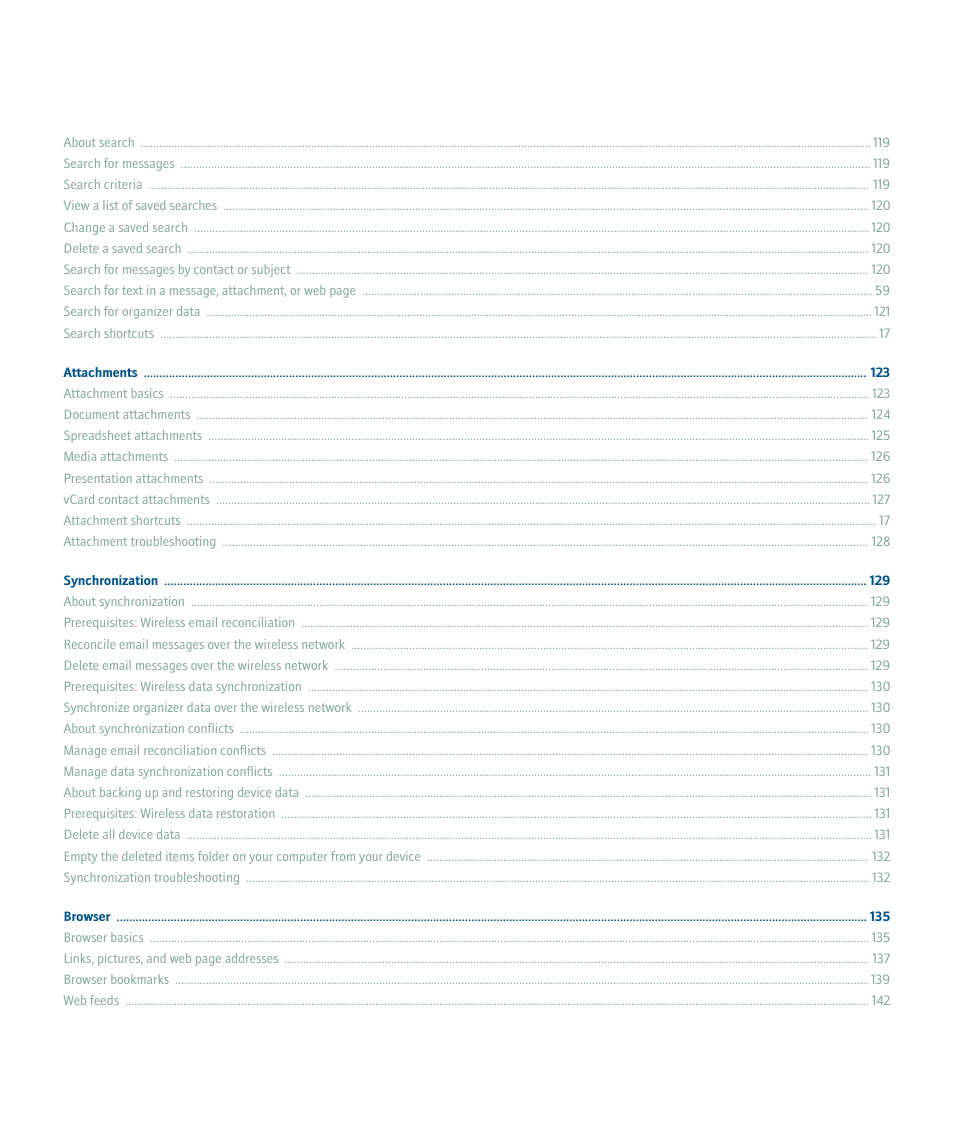 Blackberry 8120 User Manual | Page 6 / 302