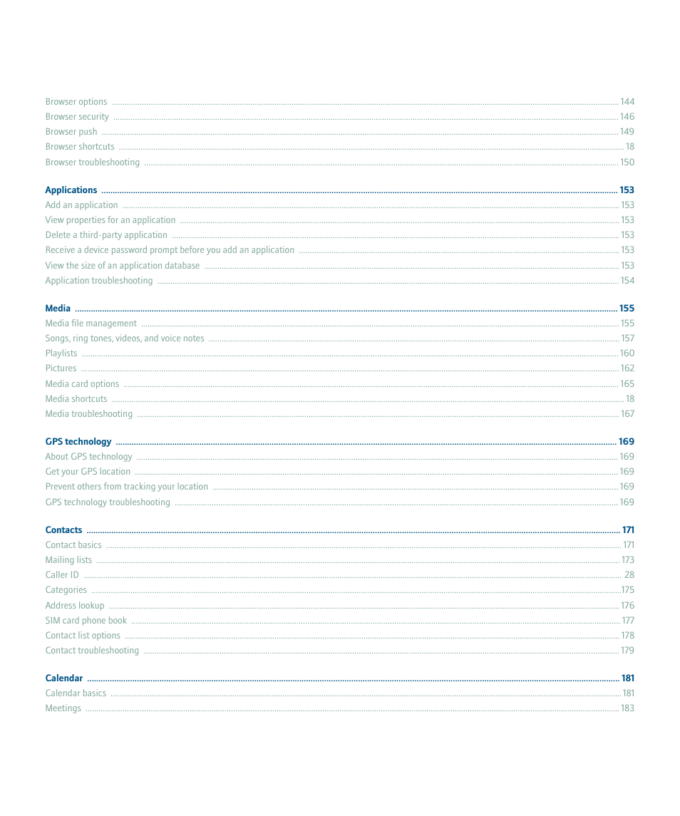 Blackberry 8120 User Manual | Page 7 / 302