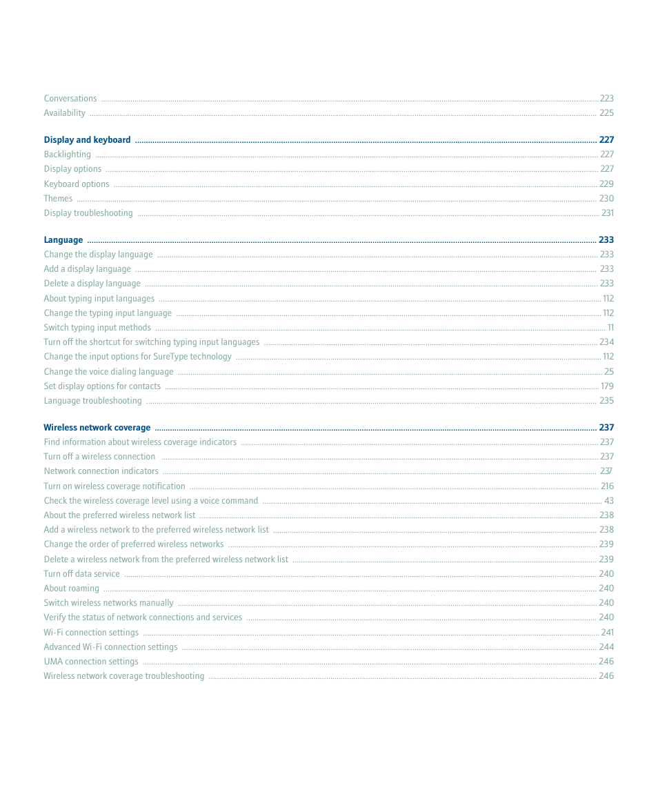 Blackberry 8120 User Manual | Page 9 / 302