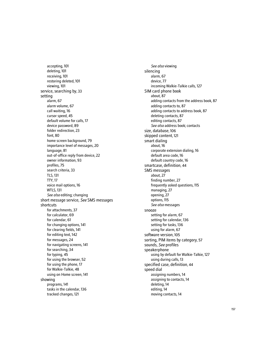Blackberry 7100I User Manual | Page 157 / 160
