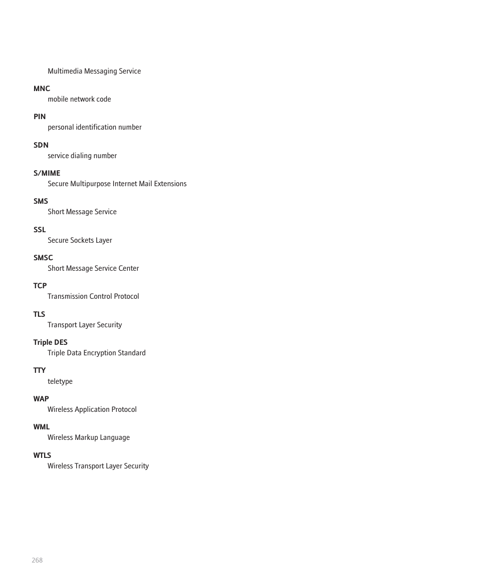 Blackberry Curve 8330 User Manual | Page 270 / 272