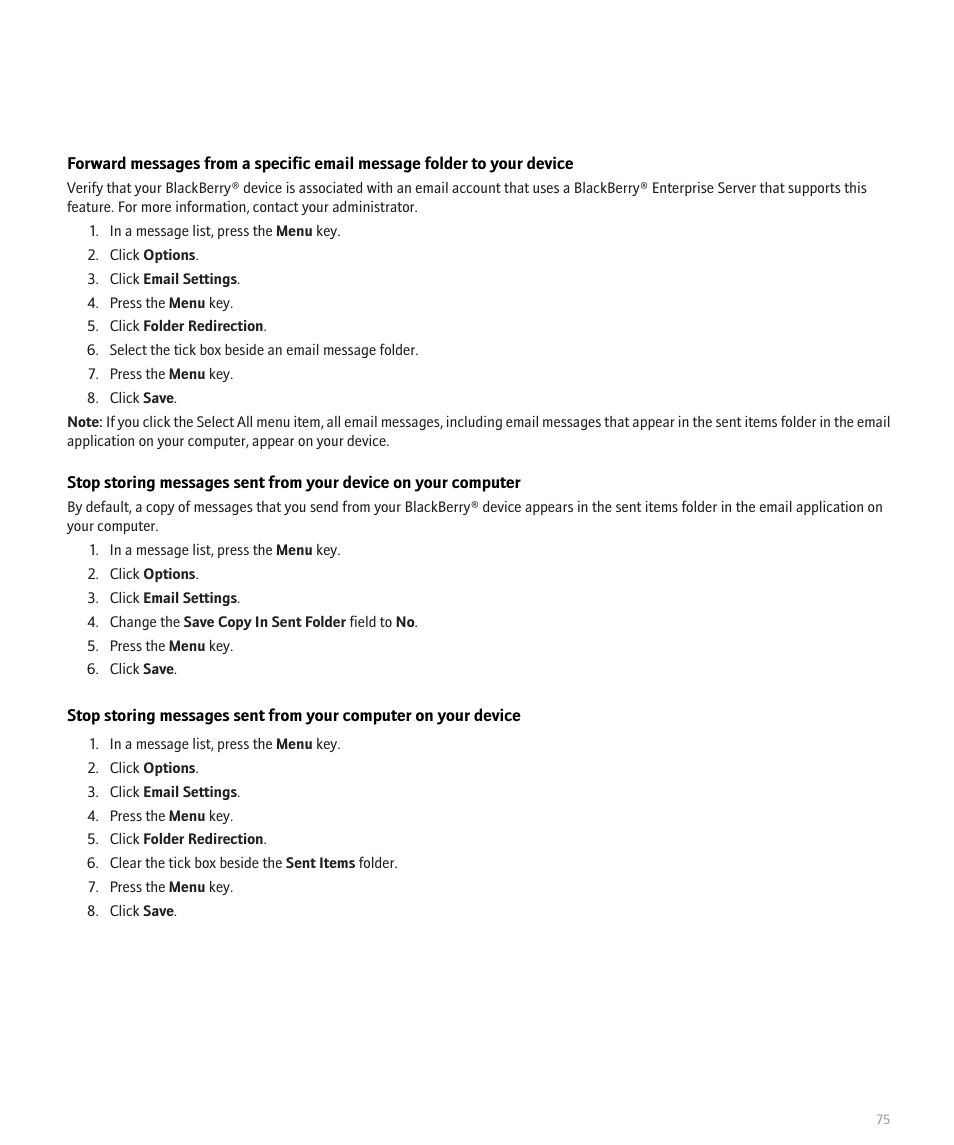 Blackberry Pearl 8110 User Manual | Page 77 / 287