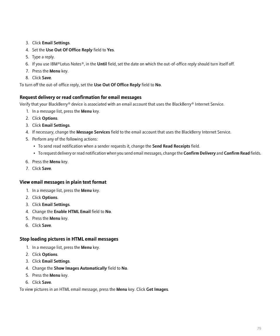 Blackberry Pearl 8110 User Manual | Page 81 / 287