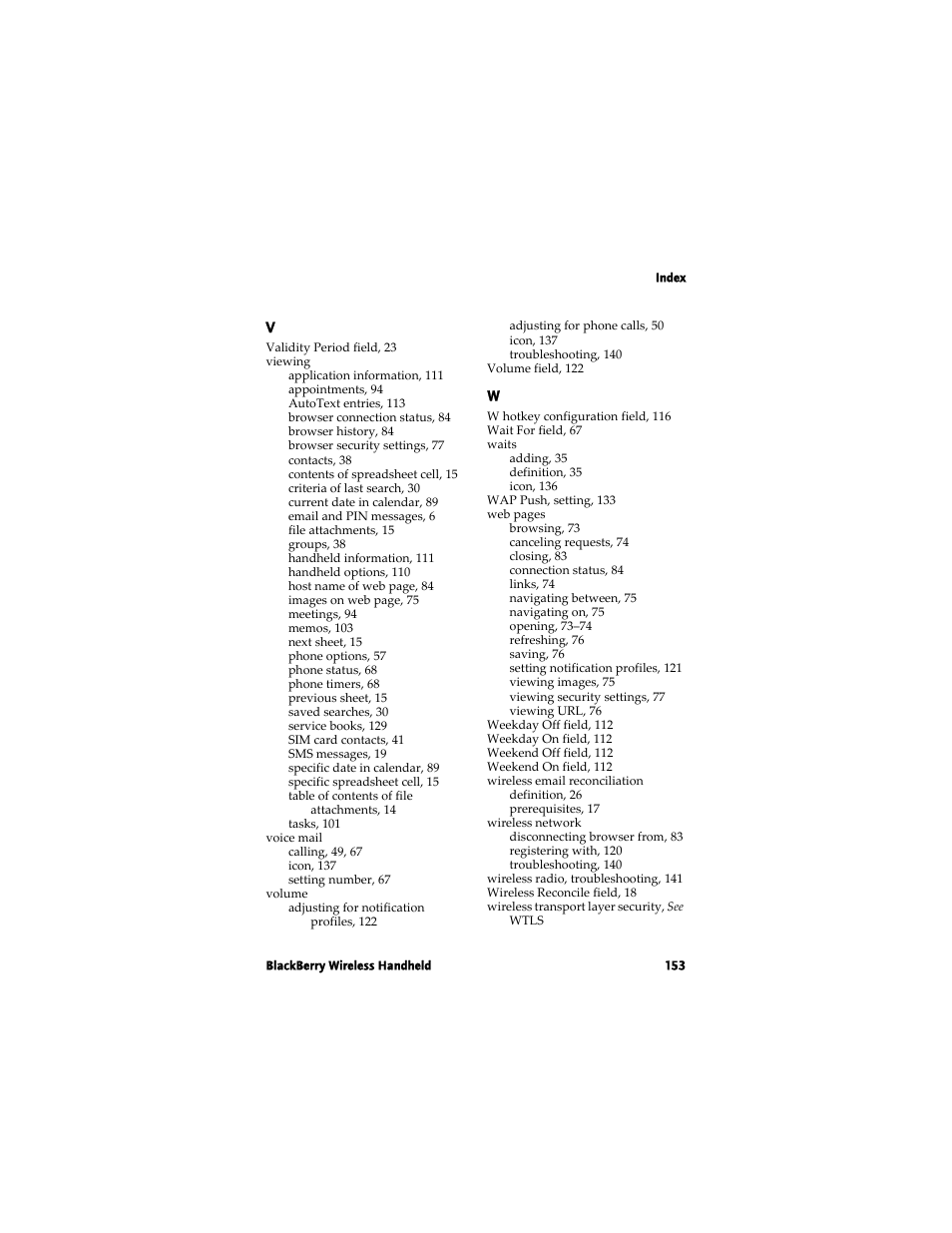 Blackberry 7780 User Manual | Page 153 / 154