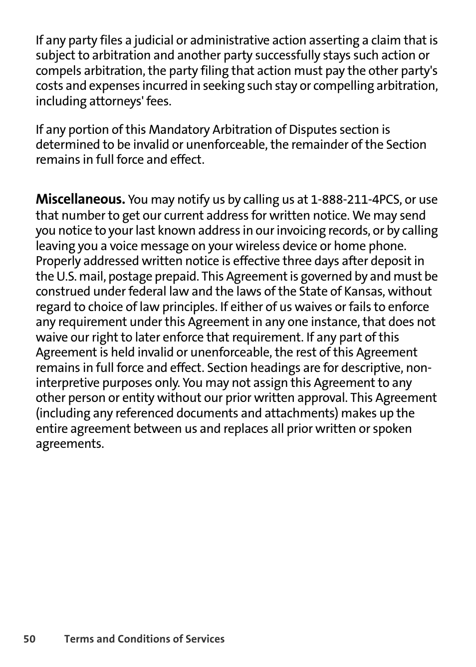 Miscellaneous | Blackberry 7250 User Manual | Page 57 / 57